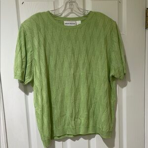 Green Short Sleeve Sweater by Talbots